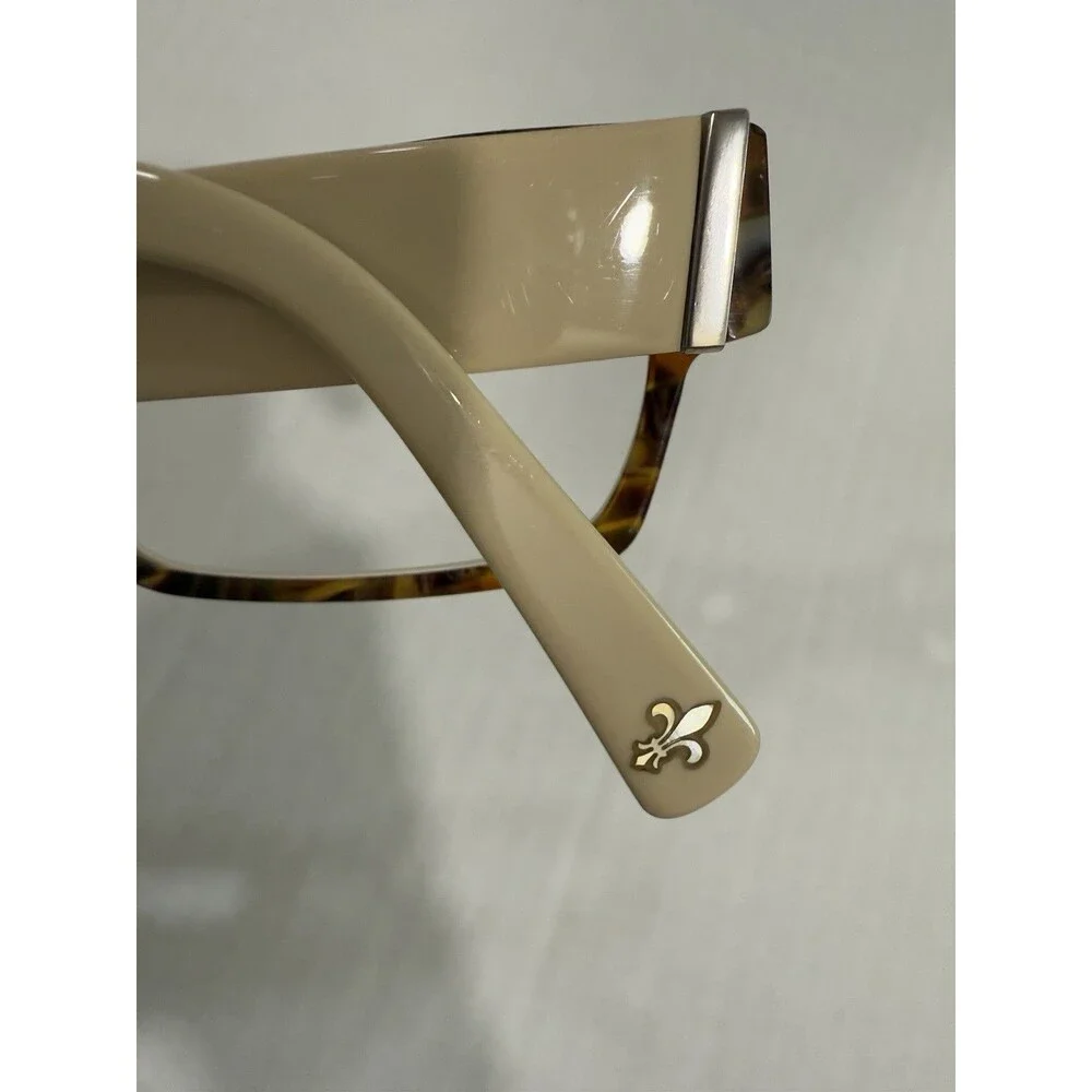Seraphin Eyeglasses Hiawatha/8657 Brown Marble/Ivory 53-15 &‎ Shell Case Safilo